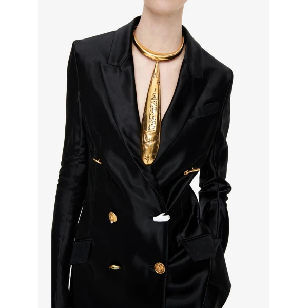 Schiaparelli Bias-Cut Tailored Jacket Jackets in Schiaparelli Authentic Luxury Fashion at Coveti