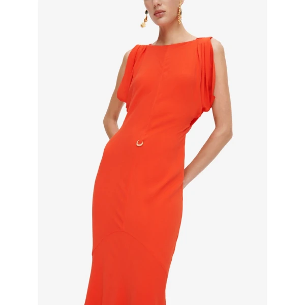 Schiaparelli Cowl Backless Dress Dresses in Schiaparelli Authentic Luxury Fashion at Coveti