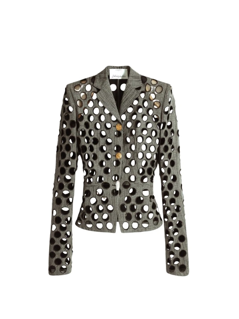 Schiaparelli-Elsa-Jacket-984242_nobg Schiaparelli Elsa Jacket Jackets in Schiaparelli Authentic Luxury Fashion at Coveti