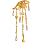 Schiaparelli Eye And Teardrops Brooch