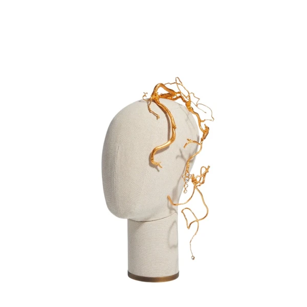 Schiaparelli Hazelnut And Rhinestone Headband