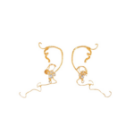 Schiaparelli Hazelnut Earrings