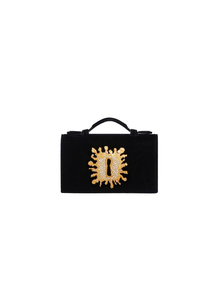 Schiaparelli-Keyhole-Bijoux-Chain-Clutch-234267_nobg Schiaparelli Keyhole Bijoux Chain Clutch