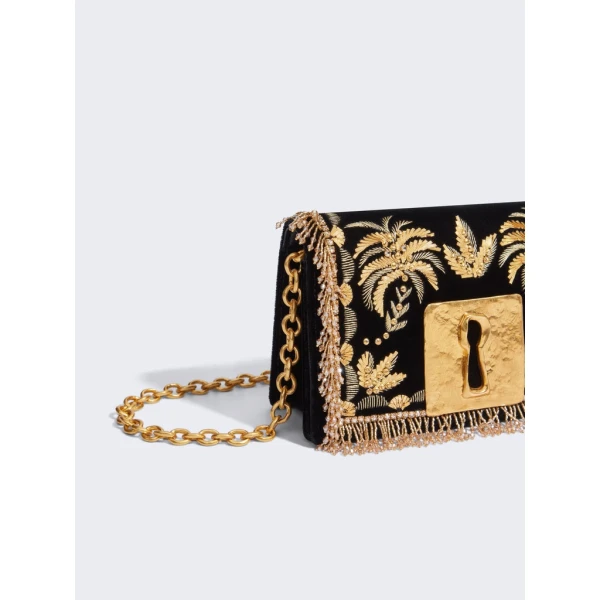 Keyhole Bijoux Chain Clutch - Image 4