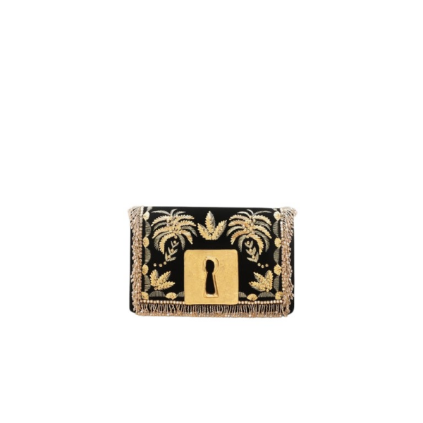 Schiaparelli Keyhole Bijoux Chain Clutch