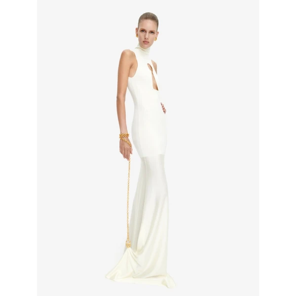 Schiaparelli Keyhole Dress Dresses in Schiaparelli Authentic Luxury Fashion at Coveti