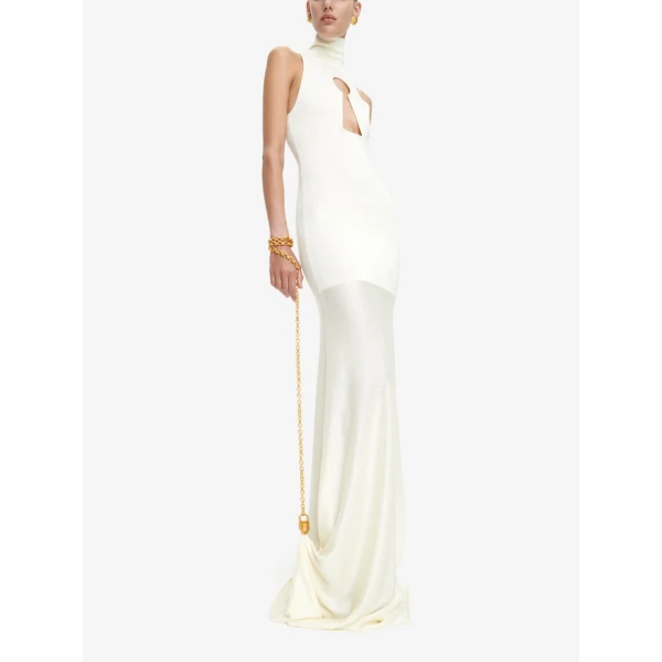 Schiaparelli Keyhole Dress Dresses in Schiaparelli Authentic Luxury Fashion at Coveti