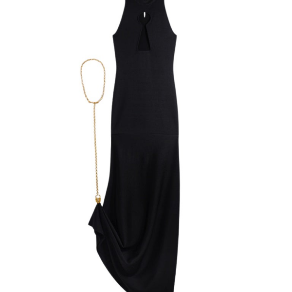 Schiaparelli Keyhole Dress Dresses in Schiaparelli Authentic Luxury Fashion at Coveti