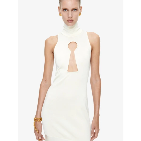 Schiaparelli Keyhole Dress Dresses in Schiaparelli Authentic Luxury Fashion at Coveti