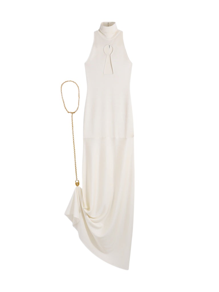Schiaparelli Keyhole Dress Dresses in Schiaparelli Authentic Luxury Fashion at Coveti