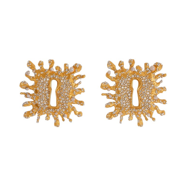 Schiaparelli Keyhole Earrings Jewel