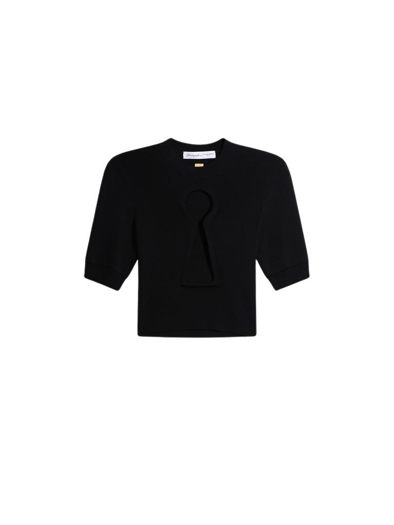 Schiaparelli-Keyhole-Top-348180_nobg Schiaparelli Keyhole Top Tops in Schiaparelli Authentic Luxury Fashion at Coveti