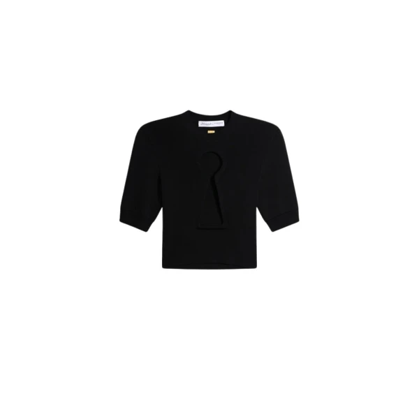 Schiaparelli Keyhole Top Tops in Schiaparelli Authentic Luxury Fashion at Coveti