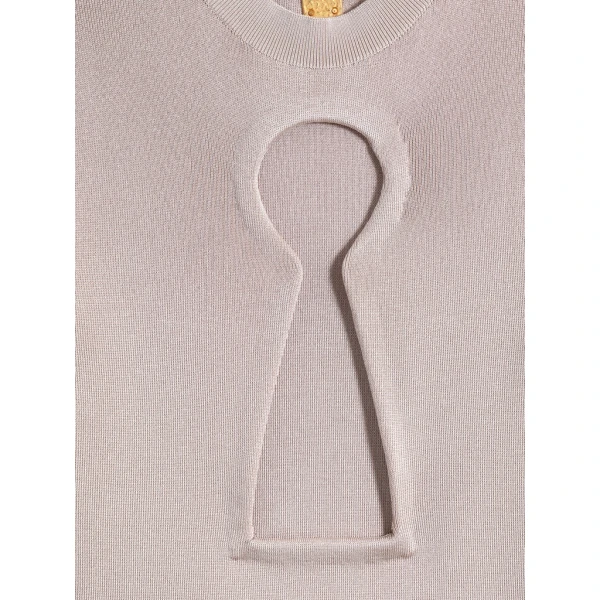 Schiaparelli Keyhole Top Tops in Schiaparelli Authentic Luxury Fashion at Coveti