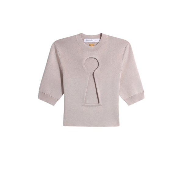 Schiaparelli Keyhole Top Tops in Schiaparelli Authentic Luxury Fashion at Coveti