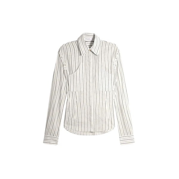 Schiaparelli Lace-Up Shirt Tops in Schiaparelli Authentic Luxury Fashion at Coveti