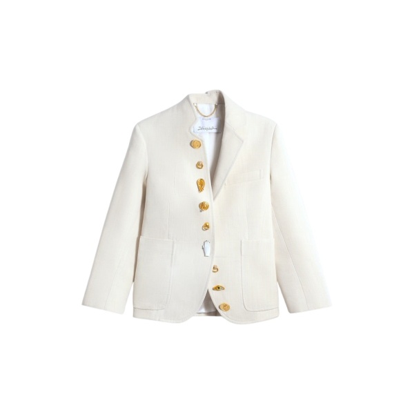 Schiaparelli Little Asymmetrical Jacket Jackets in Schiaparelli Authentic Luxury Fashion at Coveti