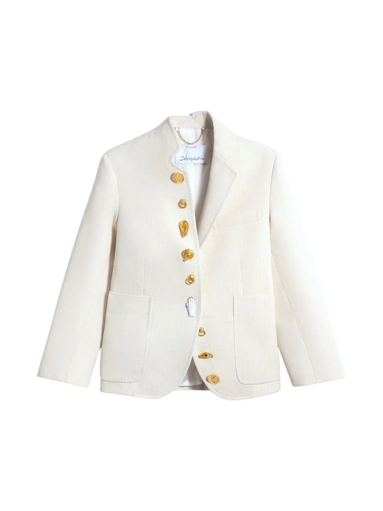 Schiaparelli-Little-Asymmetrical-Jacket35454_nobg Schiaparelli Little Asymmetrical Jacket Jackets in Schiaparelli Authentic Luxury Fashion at Coveti