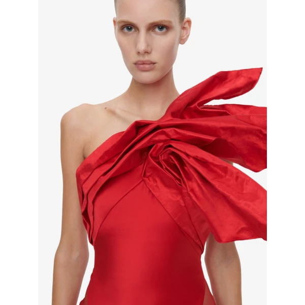 Schiaparelli Long Asymmetrical Backless Dress Dresses in Schiaparelli Authentic Luxury Fashion at Coveti