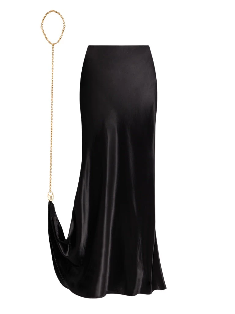 Schiaparelli-Long-Padlock-Chain-Skirt31517_nobg Schiaparelli Long Padlock Chain Skirt Skirts in Schiaparelli Authentic Luxury Fashion at Coveti
