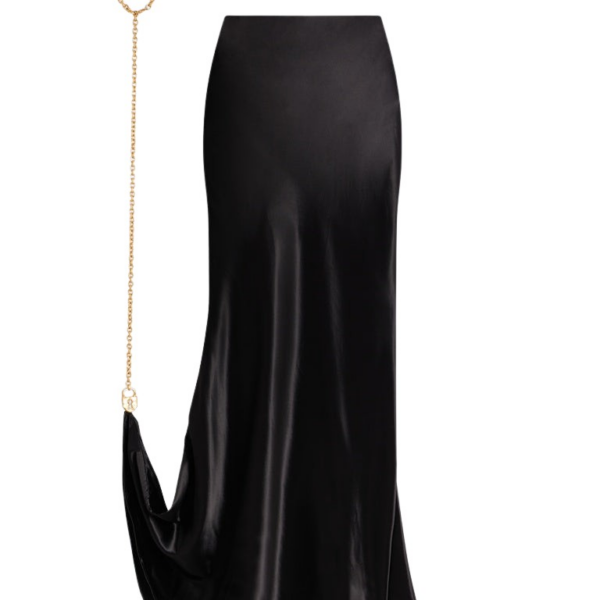 Schiaparelli Long Padlock Chain Skirt Skirts in Schiaparelli Authentic Luxury Fashion at Coveti