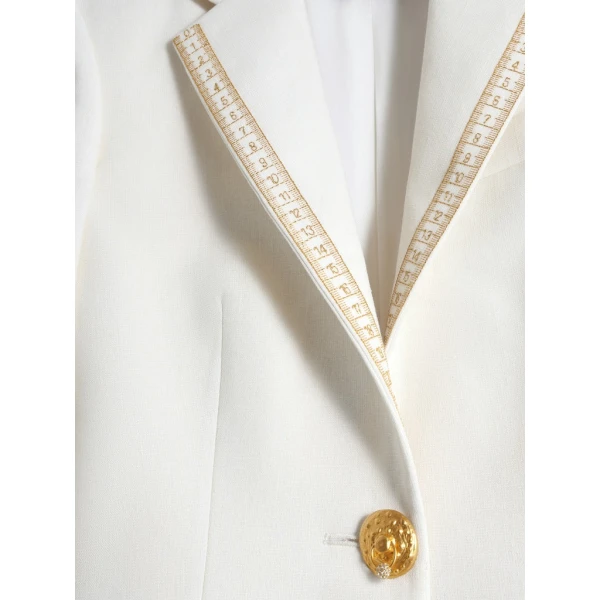Schiaparelli Measuring Tape Jacket Jackets in Schiaparelli Authentic Luxury Fashion at Coveti