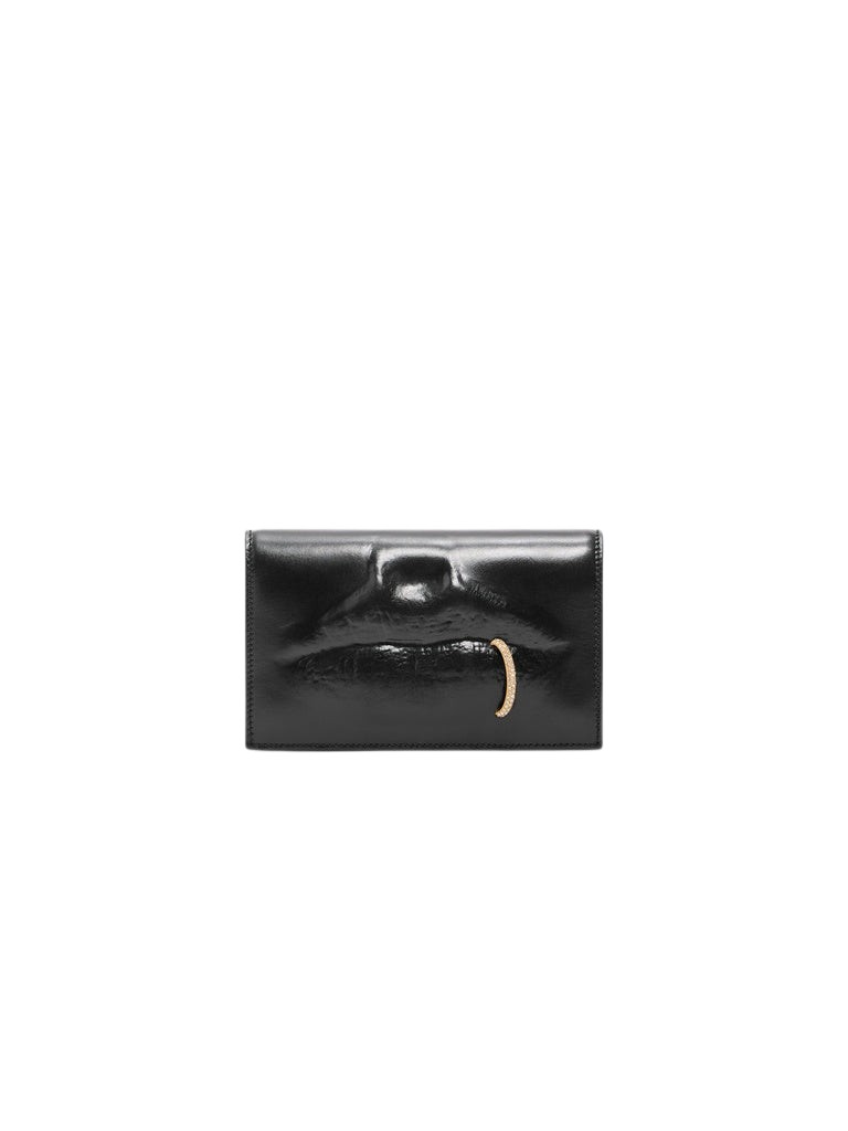 Schiaparelli-Molded-Mouth-Chain-Clutch-651672_nobg Schiaparelli Molded Mouth Chain Clutch