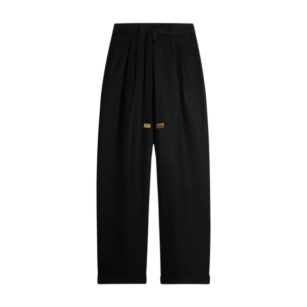 Schiaparelli Oversized Pleated Pants Pants in Schiaparelli Authentic Luxury Fashion at Coveti