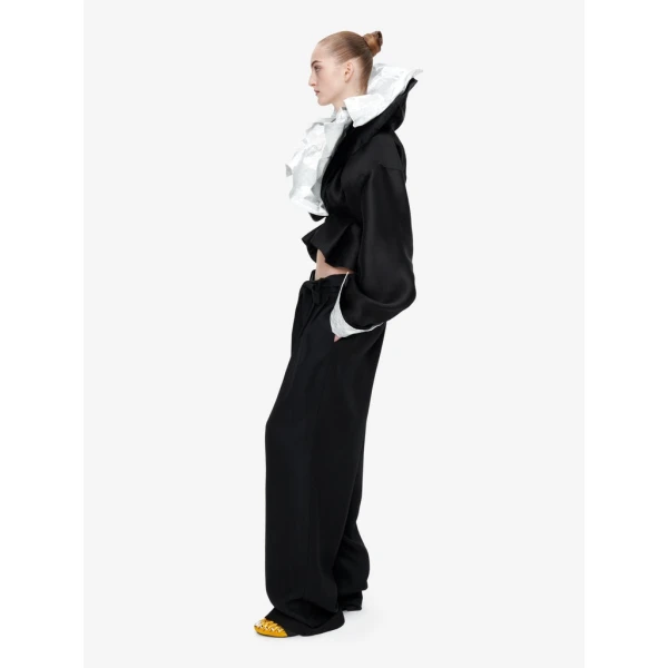 Schiaparelli Oversized Pleated Pants Pants in Schiaparelli Authentic Luxury Fashion at Coveti