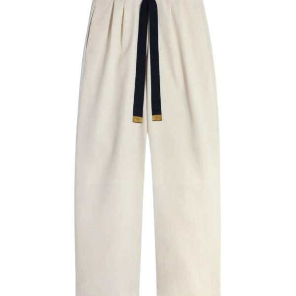Schiaparelli Oversized Pleated Pants Pants in Schiaparelli Authentic Luxury Fashion at Coveti