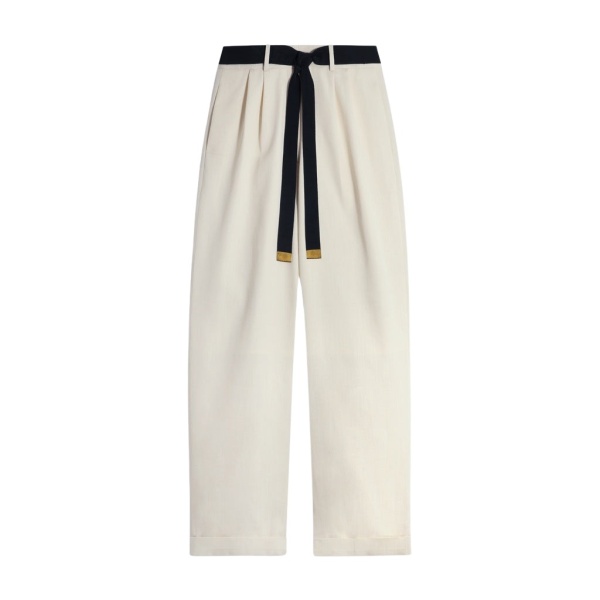 Schiaparelli Oversized Pleated Pants Pants in Schiaparelli Authentic Luxury Fashion at Coveti