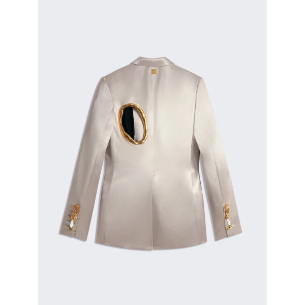 Schiaparelli Padlock Jacket Jackets in Schiaparelli Authentic Luxury Fashion at Coveti