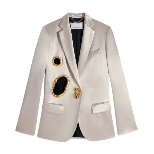Schiaparelli Padlock Jacket Jackets in Schiaparelli Authentic Luxury Fashion at Coveti