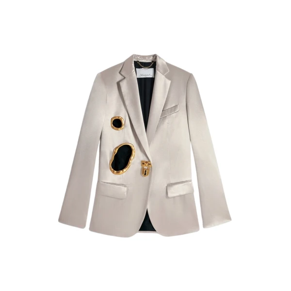 Schiaparelli Padlock Jacket Jackets in Schiaparelli Authentic Luxury Fashion at Coveti