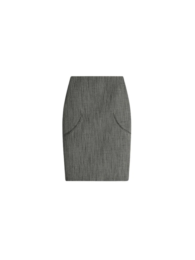 Schiaparelli-Pencil-Skirt-With-Pockets-583568_nobg Schiaparelli Pencil Skirt With Pockets Skirts in Schiaparelli Authentic Luxury Fashion at Coveti