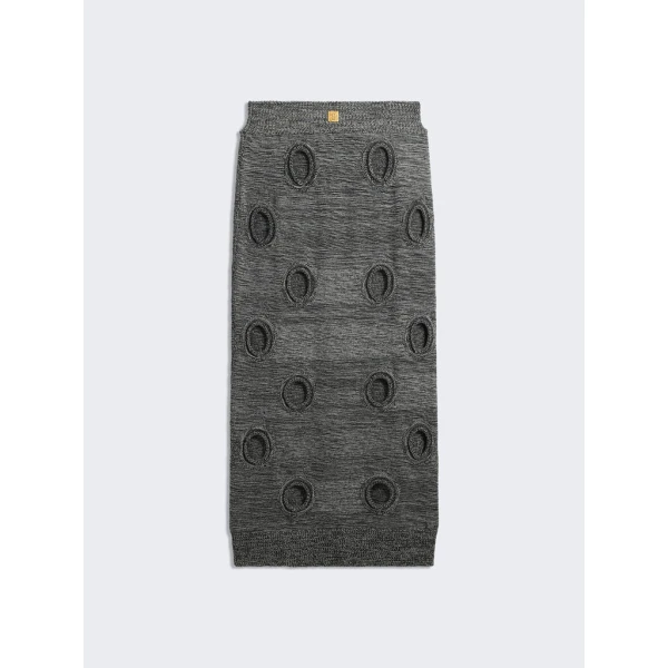 Schiaparelli Polka Dot Column Skirt Skirts in Schiaparelli Authentic Luxury Fashion at Coveti