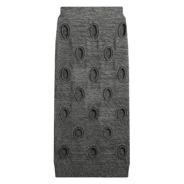 Schiaparelli Polka Dot Column Skirt Skirts in Schiaparelli Authentic Luxury Fashion at Coveti