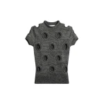 Schiaparelli Polka Dot T-Shirt Tops in Schiaparelli Authentic Luxury Fashion at Coveti