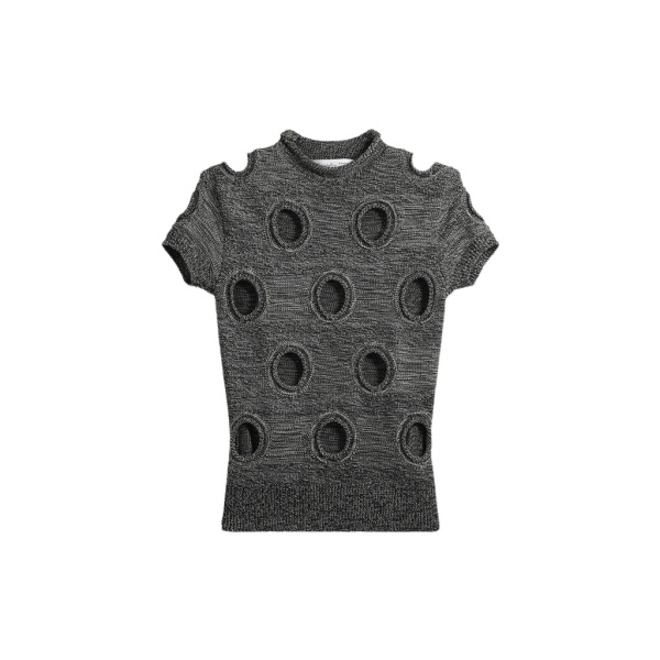 Schiaparelli Polka Dot T-Shirt Tops in Schiaparelli Authentic Luxury Fashion at Coveti
