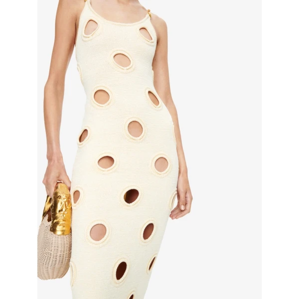 Schiaparelli Polka Dots Dress Dresses in Schiaparelli Authentic Luxury Fashion at Coveti