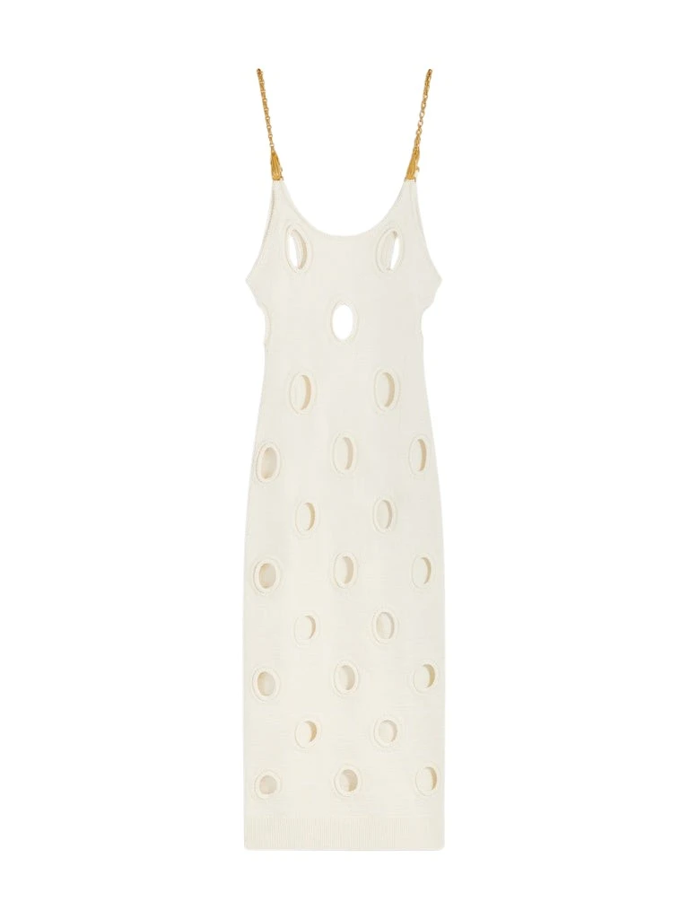 Schiaparelli-Polka-Dots-Dress27114_nobg Schiaparelli Polka Dots Dress Dresses in Schiaparelli Authentic Luxury Fashion at Coveti