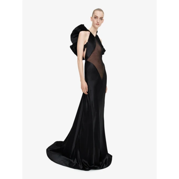 Schiaparelli Ruffled Dress Dresses in Schiaparelli Authentic Luxury Fashion at Coveti