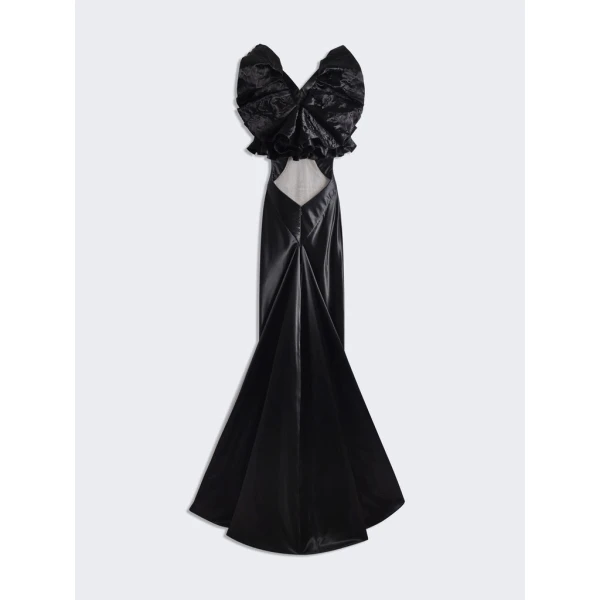 Schiaparelli Ruffled Dress Dresses in Schiaparelli Authentic Luxury Fashion at Coveti