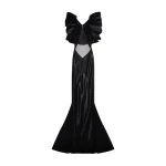 Schiaparelli Ruffled Dress Dresses in Schiaparelli Authentic Luxury Fashion at Coveti