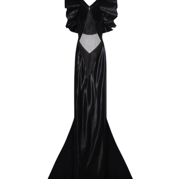 Schiaparelli Ruffled Dress Dresses in Schiaparelli Authentic Luxury Fashion at Coveti