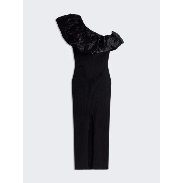 Schiaparelli Sculptural Ruffle Dress Dresses in Schiaparelli Authentic Luxury Fashion at Coveti