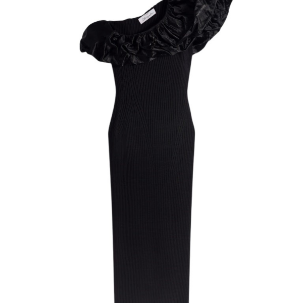 Schiaparelli Sculptural Ruffle Dress Dresses in Schiaparelli Authentic Luxury Fashion at Coveti