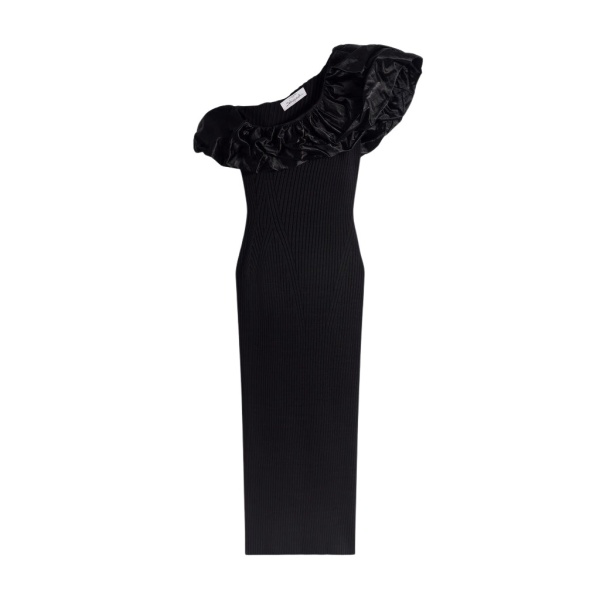 Schiaparelli Sculptural Ruffle Dress Dresses in Schiaparelli Authentic Luxury Fashion at Coveti