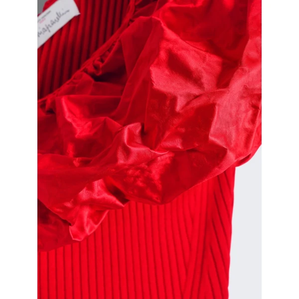Schiaparelli Sculptural Ruffle Dress Dresses in Schiaparelli Authentic Luxury Fashion at Coveti