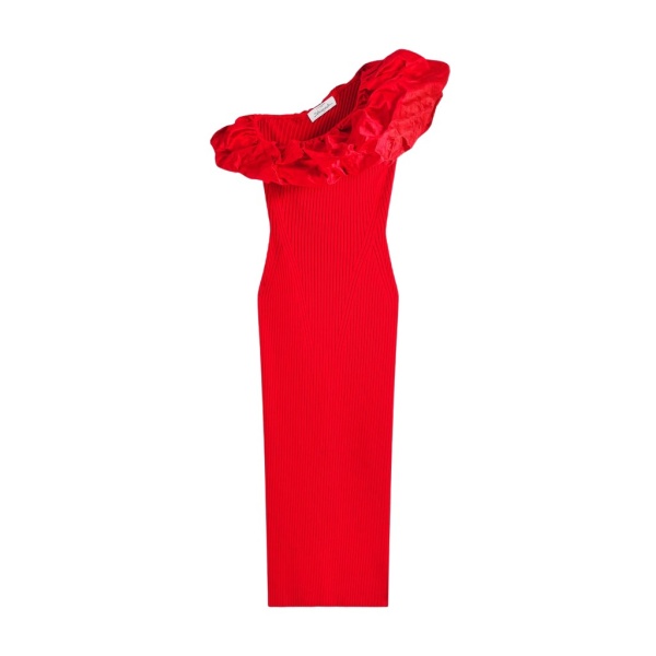 Schiaparelli Sculptural Ruffle Dress Dresses in Schiaparelli Authentic Luxury Fashion at Coveti